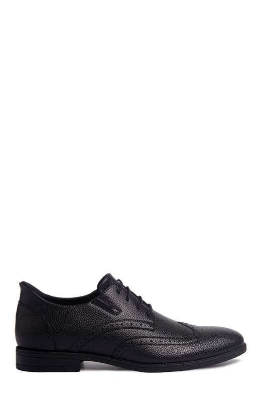 Marc Joseph New York Howard Street Hands Free Technology Leather Wingtip Dress Oxford, Alternate, color, Black Grainy Leather