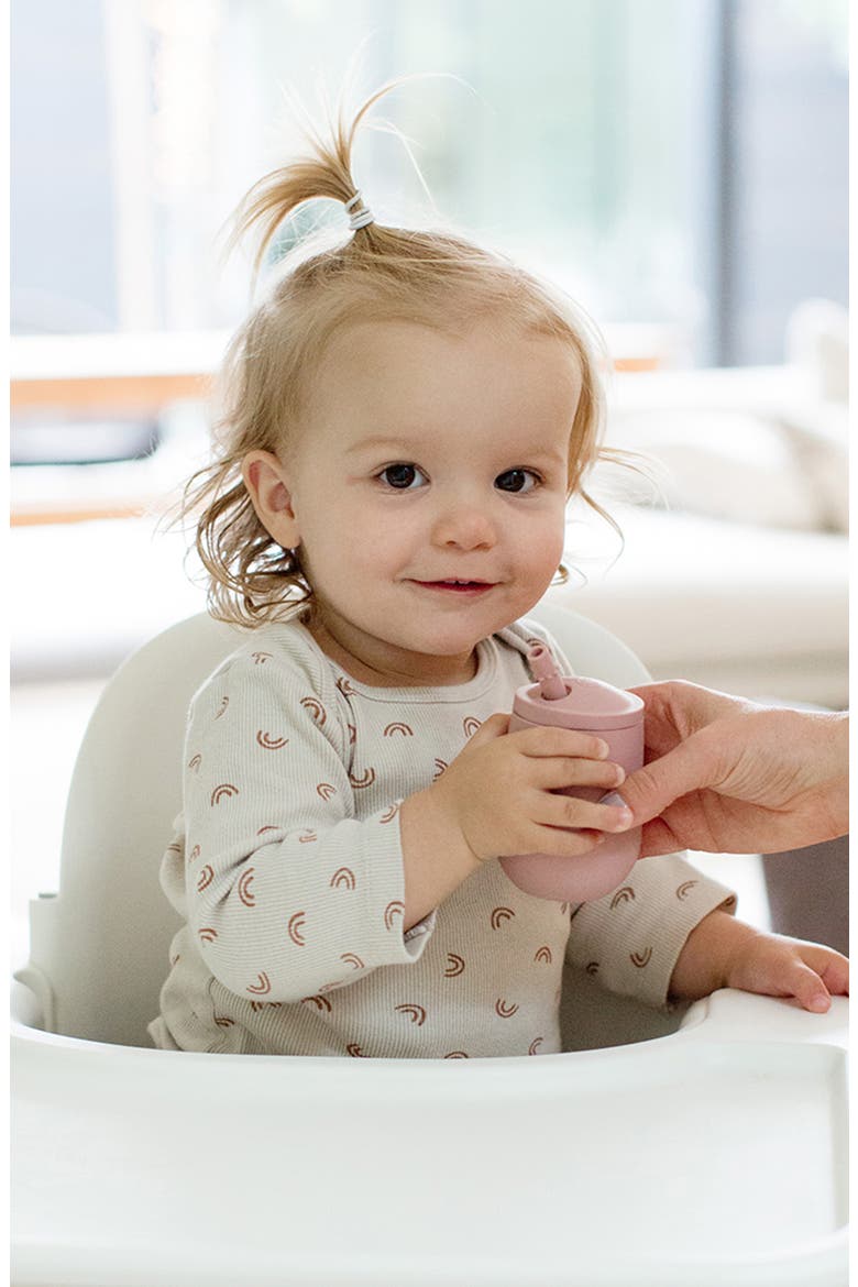 Mini Cup & Straw, Alternate, color, BLUSH