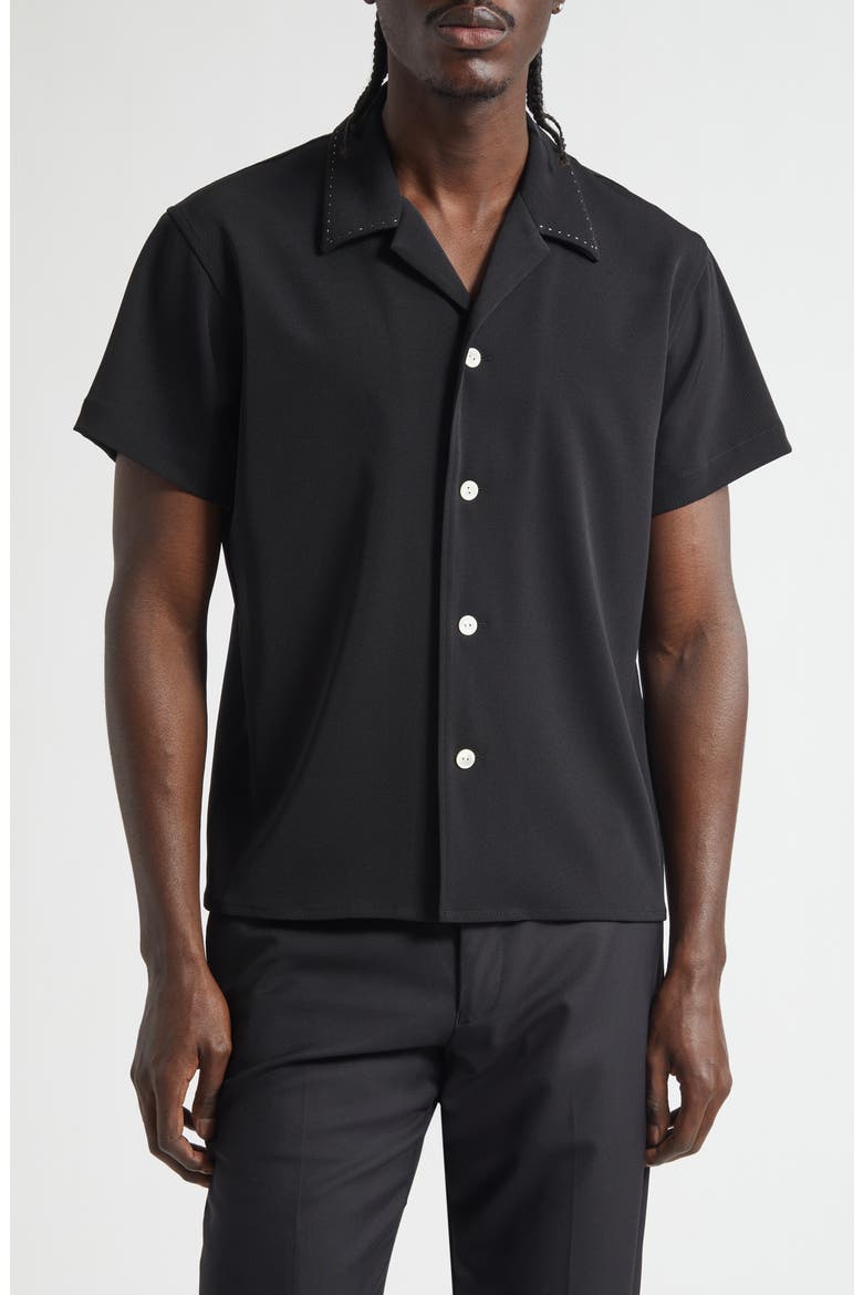 Avenue Camp Shirt, Main, color, BLACK