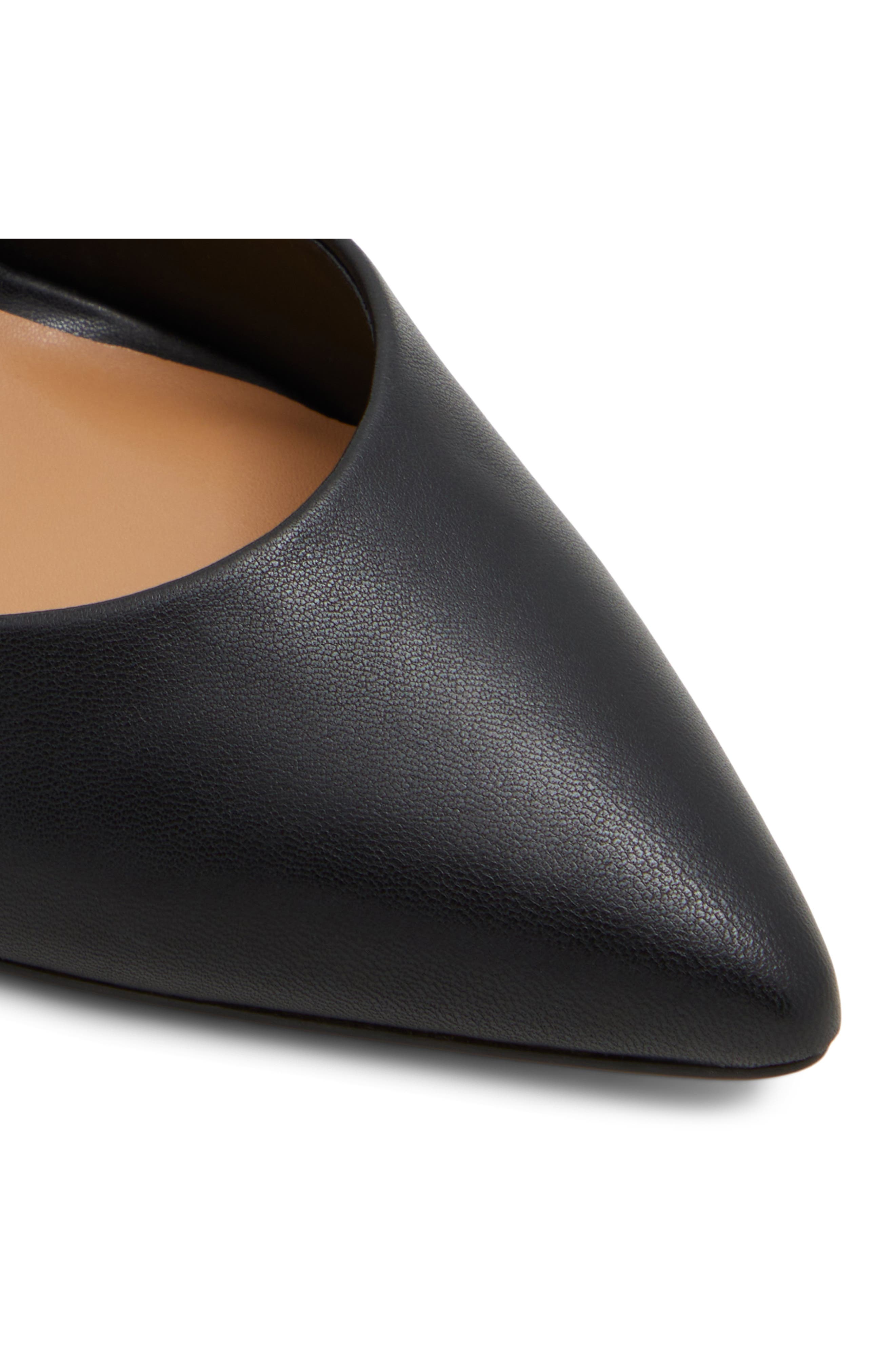 ALDO Milley Ankle Strap Pointed Toe Pump, Alternate, color, Black