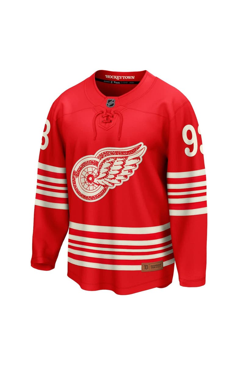FANATICS Men's Fanatics Alex DeBrincat Red Detroit Red Wings Centennial Breakaway Player Jersey, Alternate, color, Red