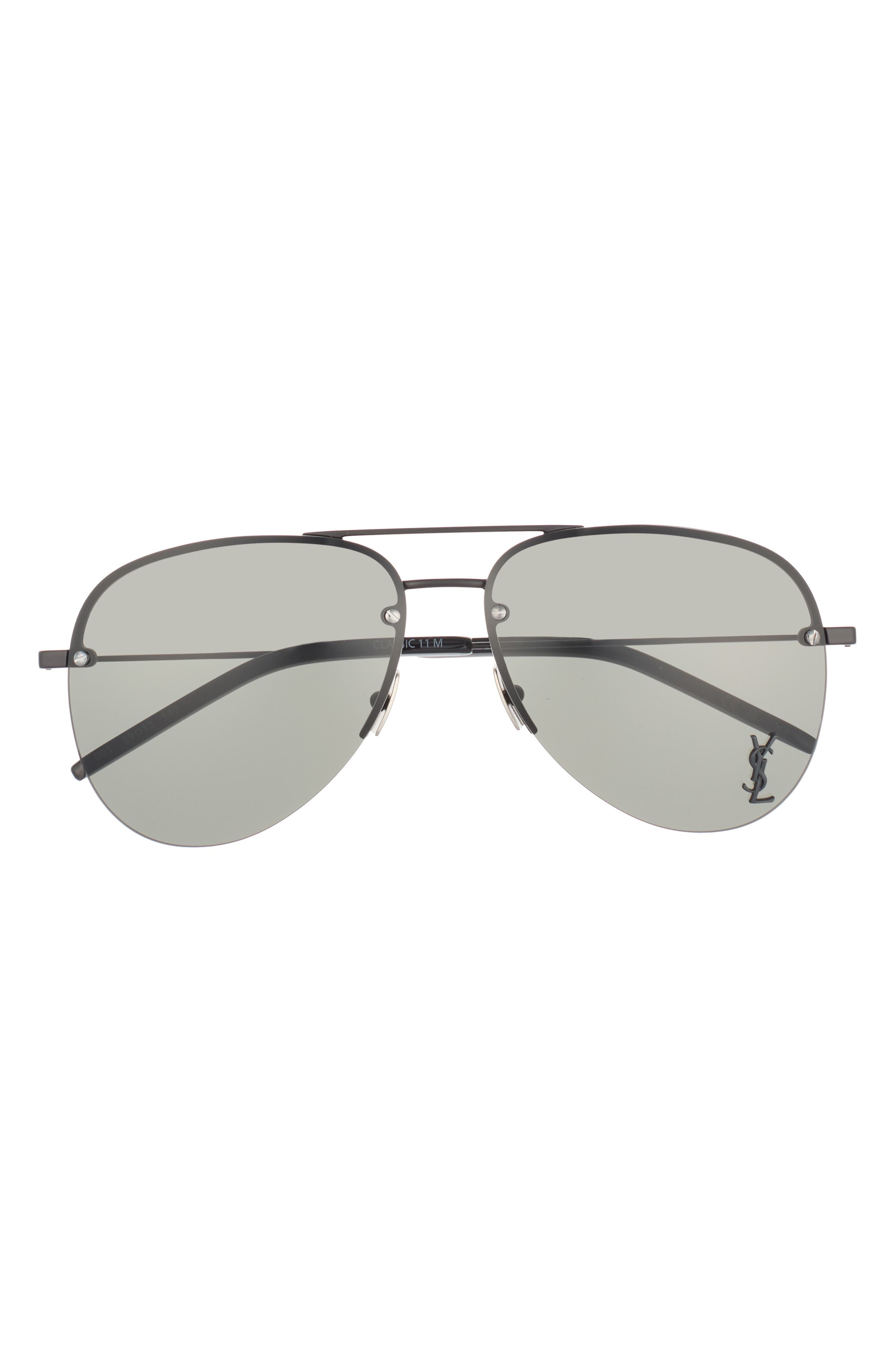 Saint Laurent 59mm Aviator Sunglasses
