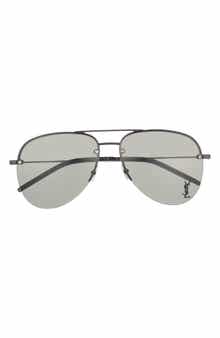 Saint Laurent 59mm Aviator Sunglasses