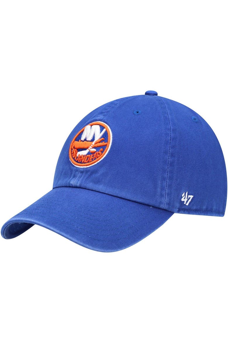 Men's '47 Royal New York Islanders Team Clean Up Adjustable Hat, Main, color, Royal