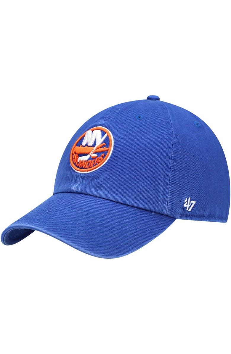 '47 Men's '47 Royal New York Islanders Team Clean Up Adjustable Hat, Main, color, Royal