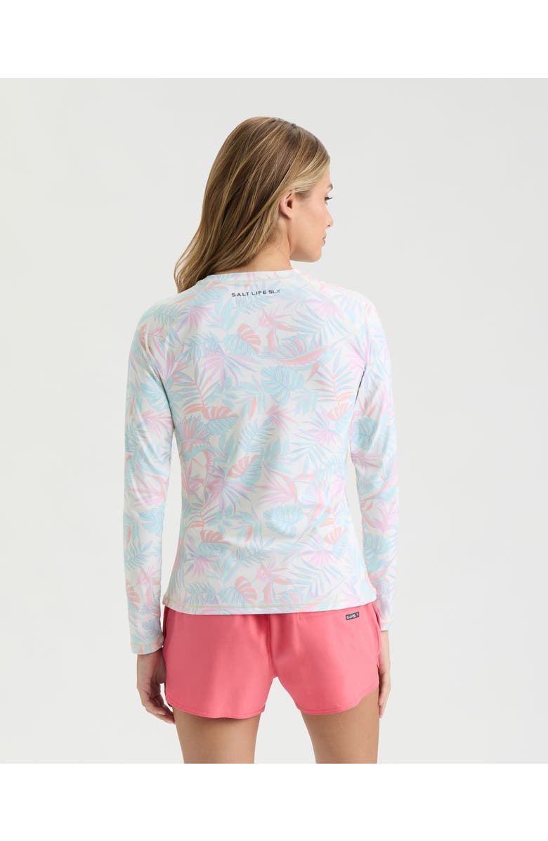 Salt Life Canopy  SLX Performance Long Sleeve Shirt, Alternate, color, Blanc