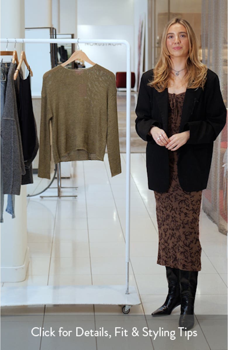 Drop Shoulder Sweater, sales video thumbnail