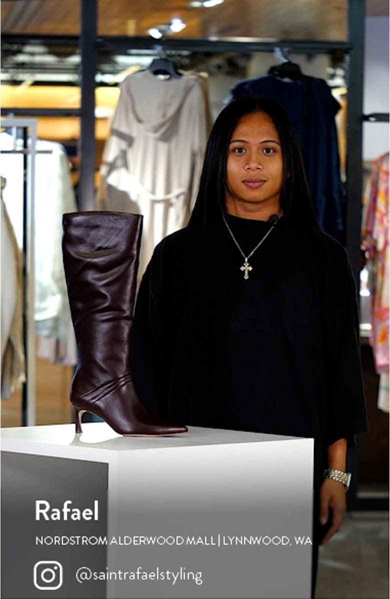 Falencia Knee High Pointed Toe Boot, sales video thumbnail