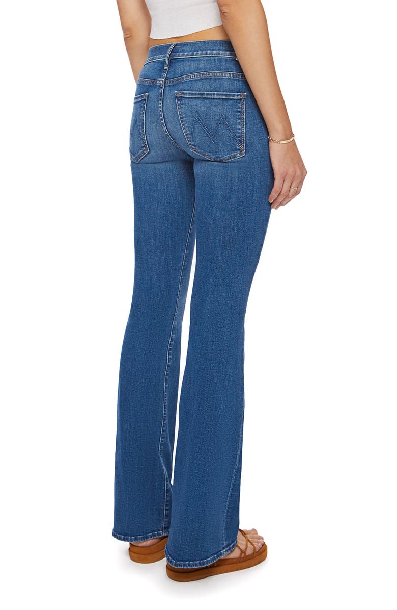 MOTHER The Down Low Heel Low Rise Flare Jeans, Alternate, color, 