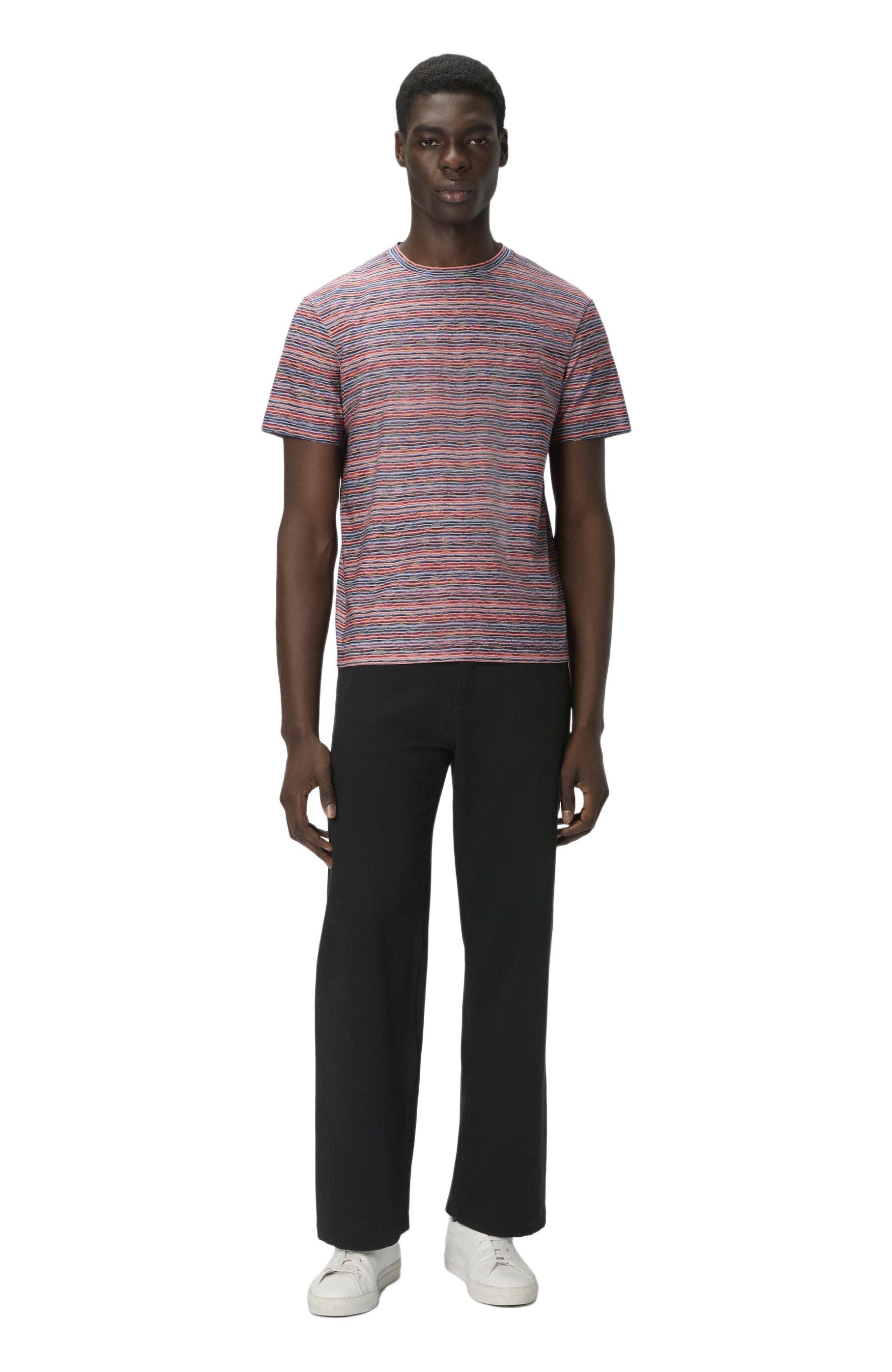 T-shirt With Flame And Zigzag Pattern - image 5