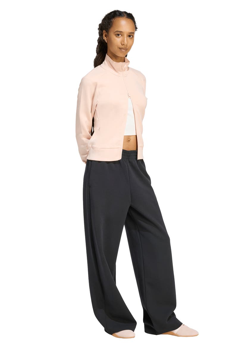 Soft Lux Slim Fit Track Jacket, Alternate, color, BLUSH PINK/ /