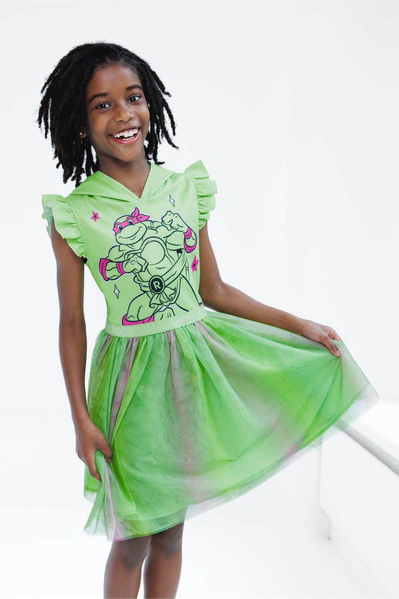 Raphael Sleeveless Dress, Alternate, color, Raphael Green Pink