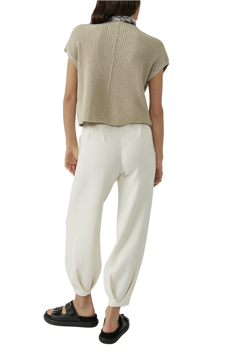 Free People Free-est Freya Short Sleeve Sweater & Pants Set, Alternate, color, Oatmeal Bone Combo