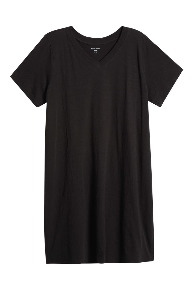Organic Cotton Maxi Dress, Alternate, color, BLACK