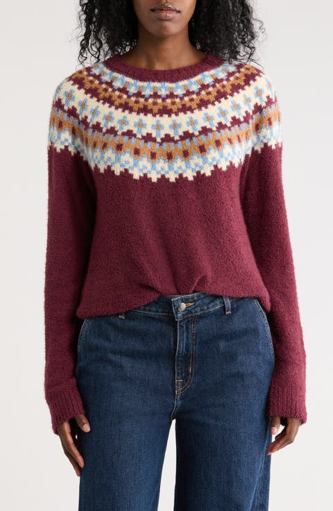 Fair Isle Crewneck Sweater