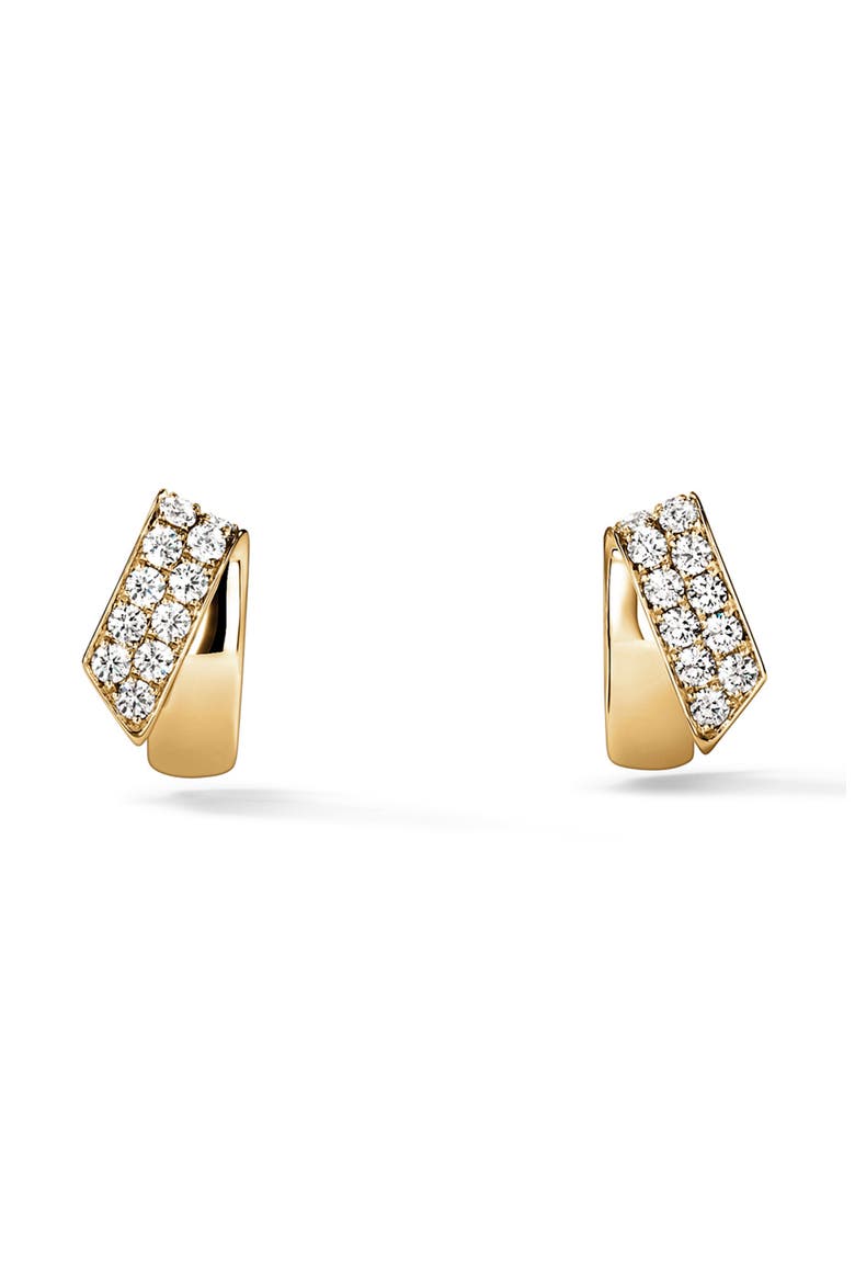 INSIDE/OUT 18K Gold Diamond Flip Earrings, 0.40ct., Main, color, YELLOW GOLD