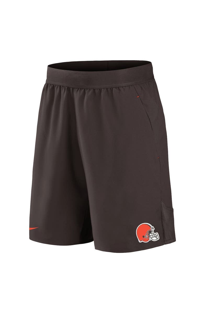 Nike Men's Nike Brown Cleveland Browns Stretch Woven Shorts, Alternate, color, Brown