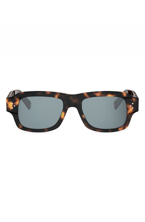 3 Dots 53mm Rectangular Sunglasses