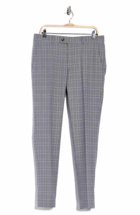 Tonal Plaid Trousers