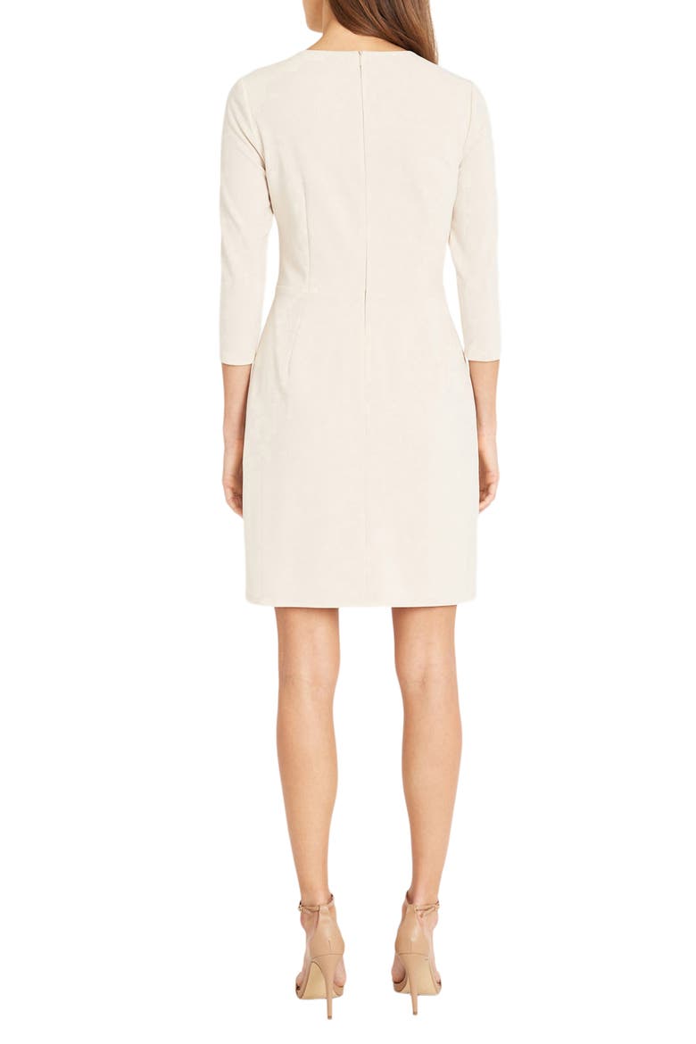 Front Knot Sheath Dress, Alternate, color, HORN