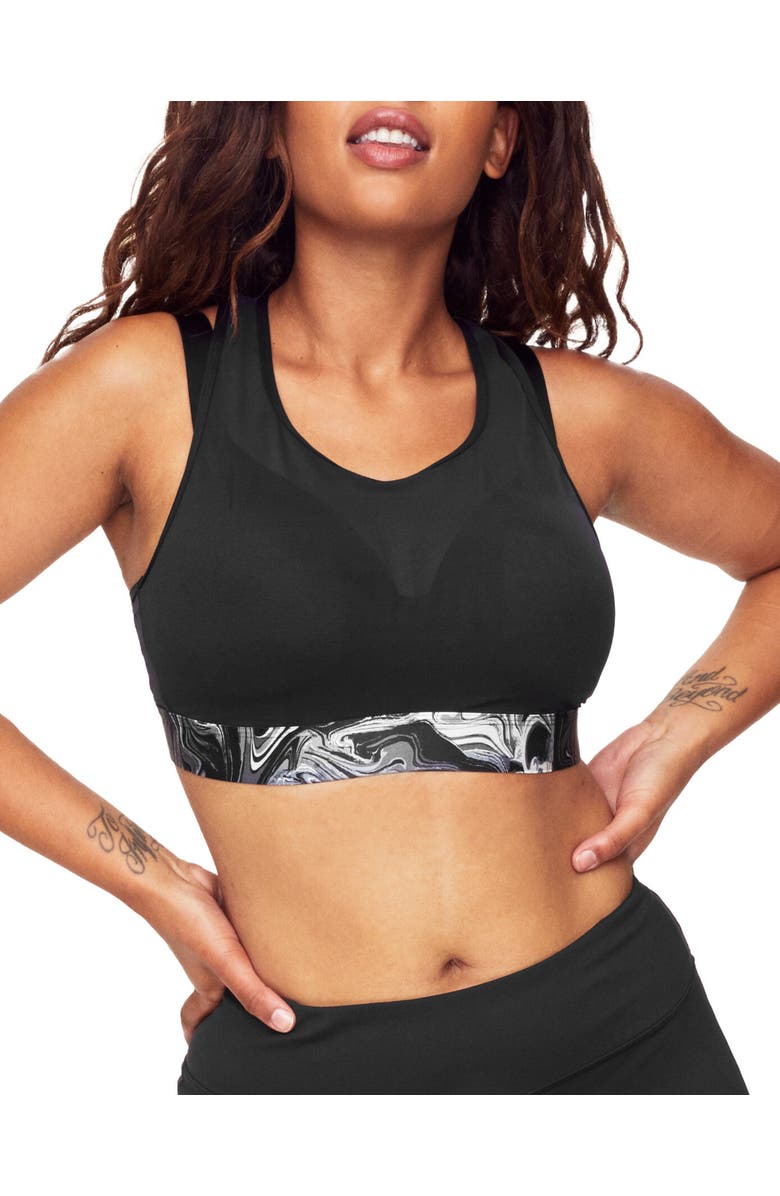 Adore Me Micah High-Impact Sports Bra, Main, color, Black