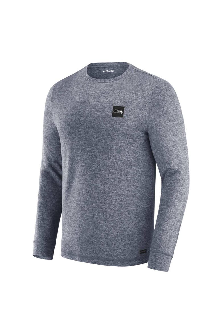 Men's J. Palmer Navy Seattle Seahawks Four Down Long Sleeve T-Shirt, Alternate, color, Navy