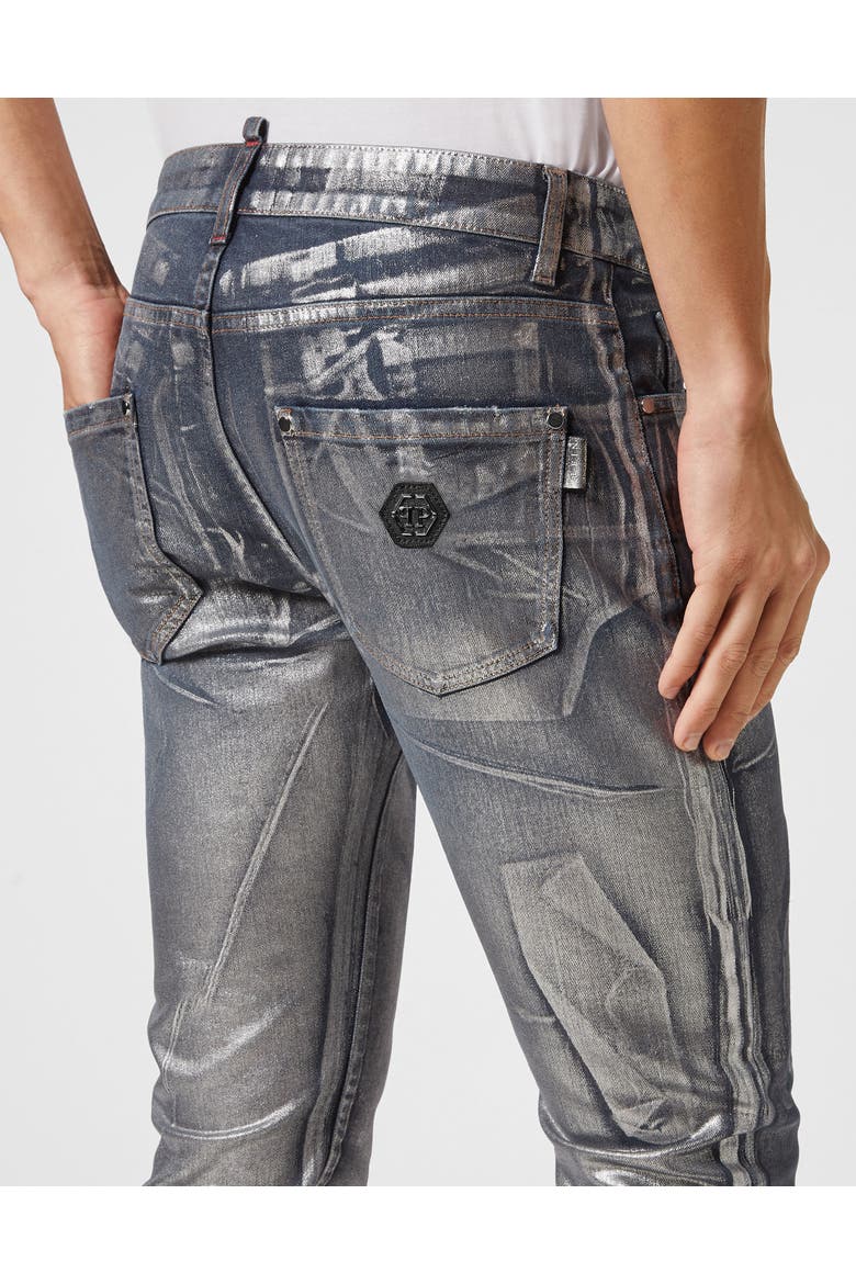 Denim Trousers Super Straight Cut Fit Men, Alternate, color, BlueChrome