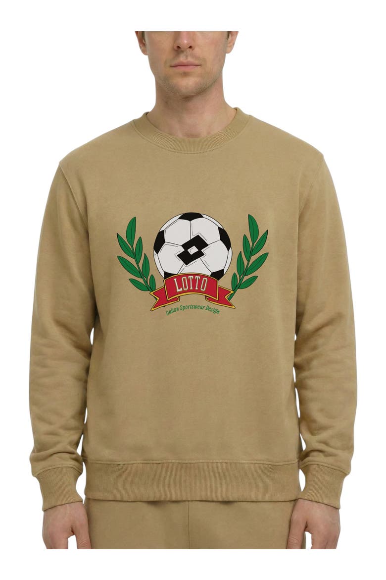 Match Day Men's Crewneck Sweater, Alternate, color, Tan