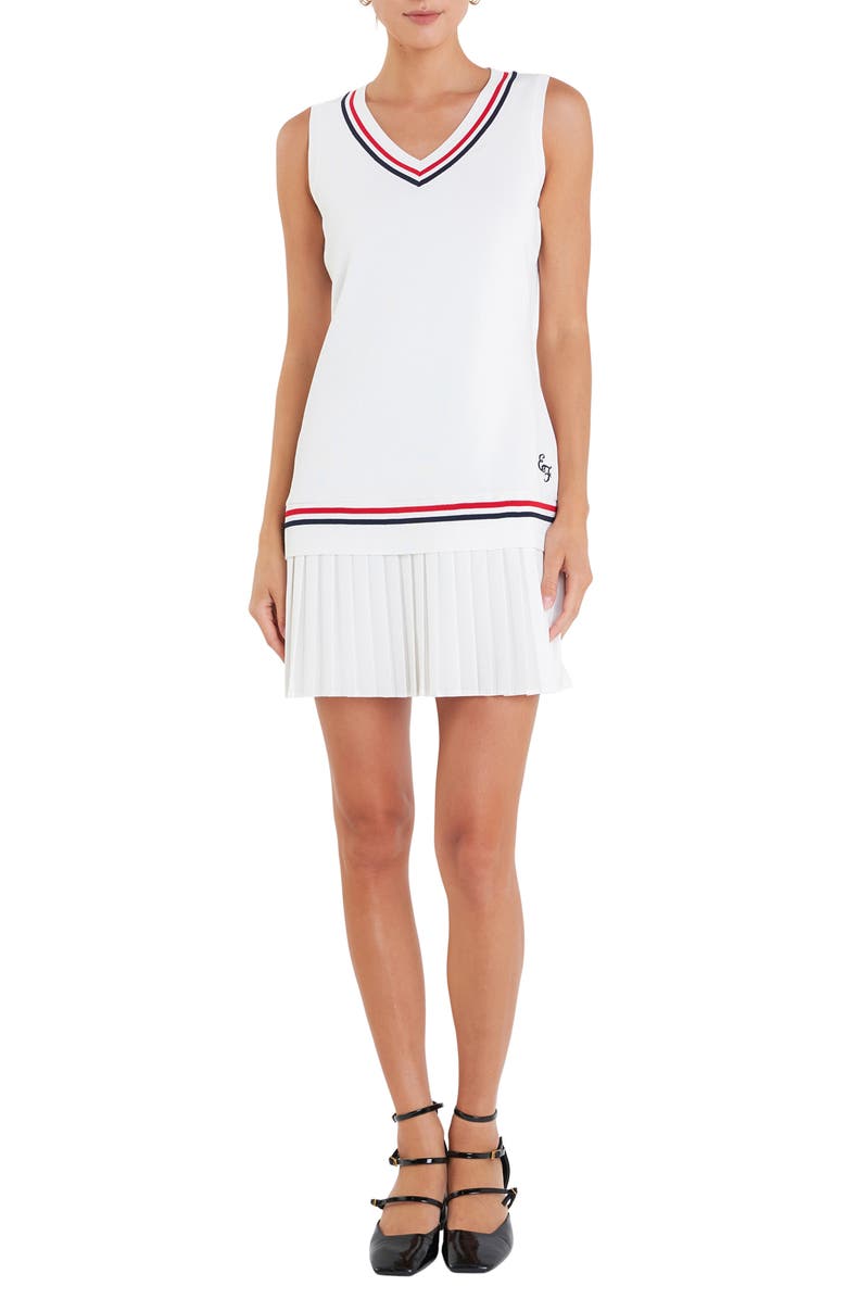 English Factory Sports Club Mixed Mdia Minidress, Main, color,