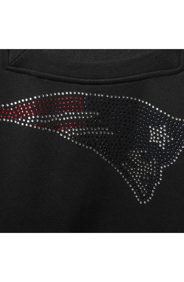 CUCE Women's Cuce Black New England Patriots Winners Square Neck Pullover Sweatshirt, Alternate, color, 