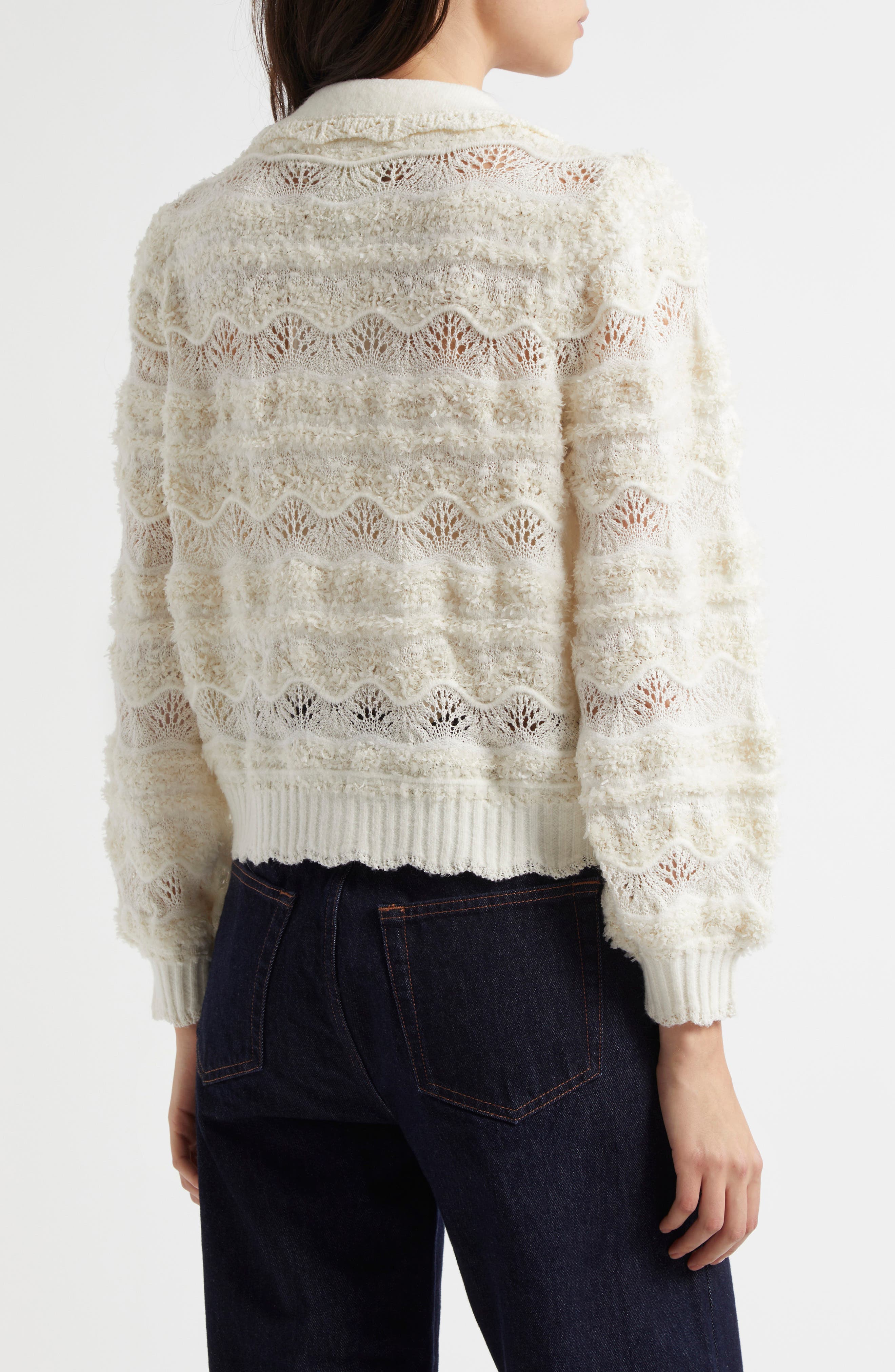 Mixed Stitch Cardigan - image 2