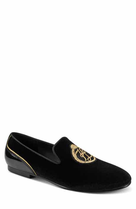 KARL LAGERFELD PARIS Velvet Smoking Slipper