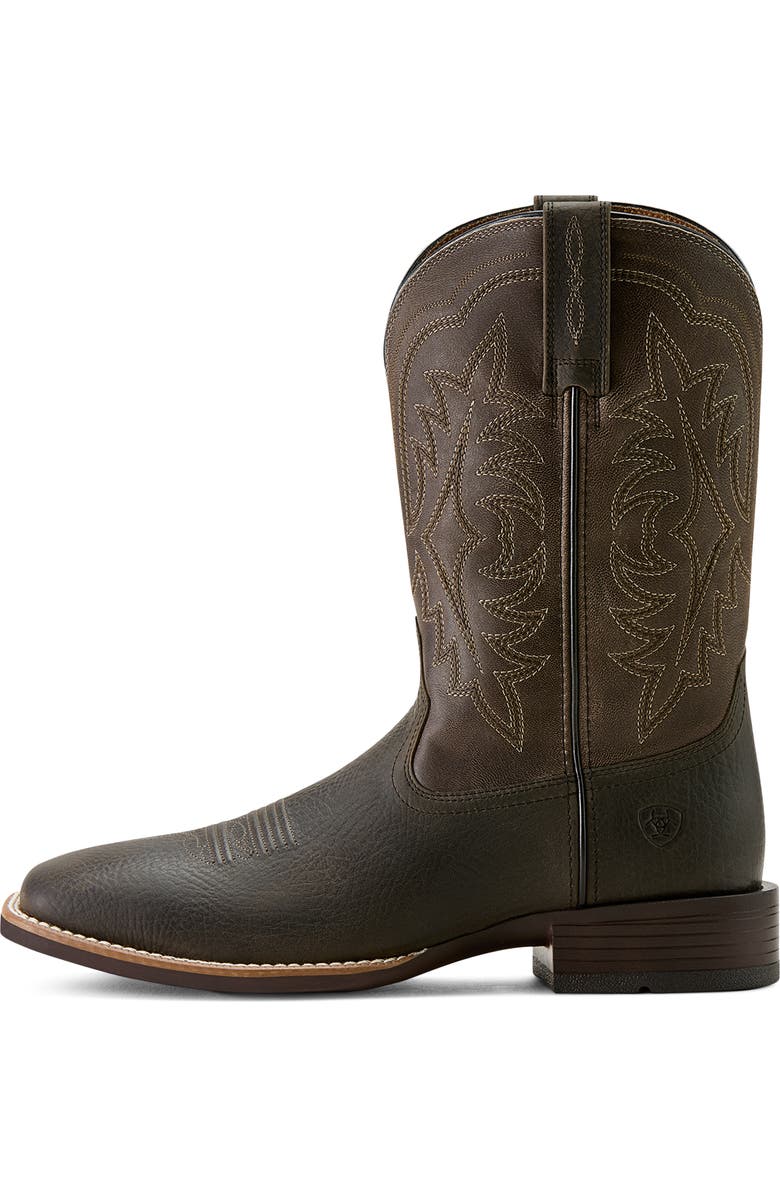Ariat Ryden Ultra Wide Square Toe Cowboy Boot, Alternate, color, Smokey Brown