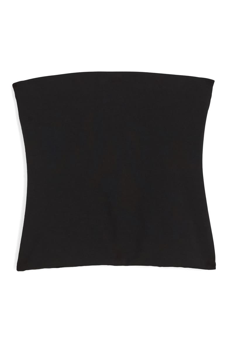 Knit Tube Top, Main, color, JET BLACK