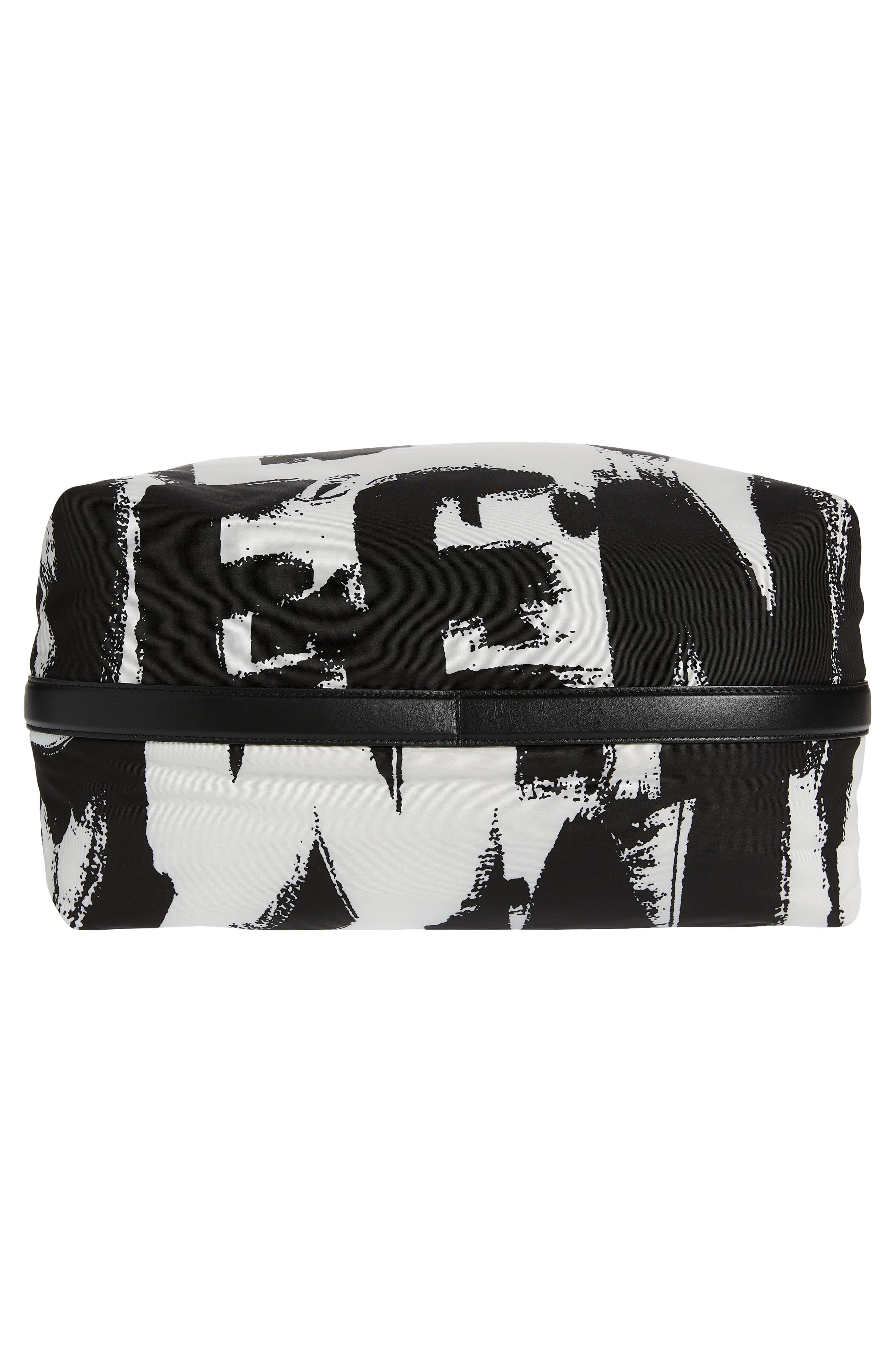 McQueen The Ball Bundle Graffiti Nylon Shoulder Bag, Alternate, color, 