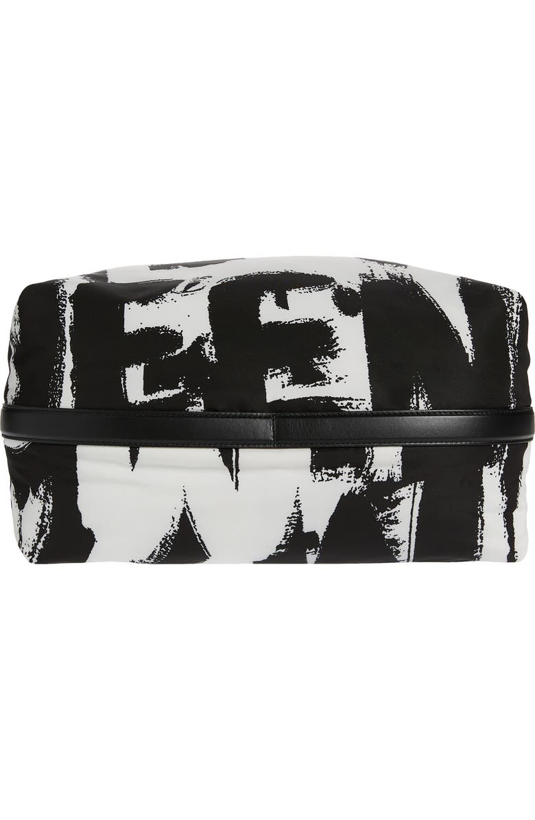 McQueen The Ball Bundle Graffiti Nylon Shoulder Bag, Alternate, color,