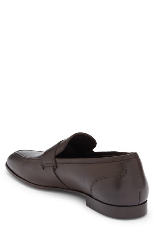 To Boot New York Deville Leather Penny Loafer In Brown