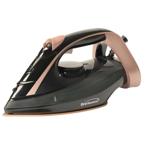 Non-Stick Steam Iron in Rose Gold with Temperature Dial