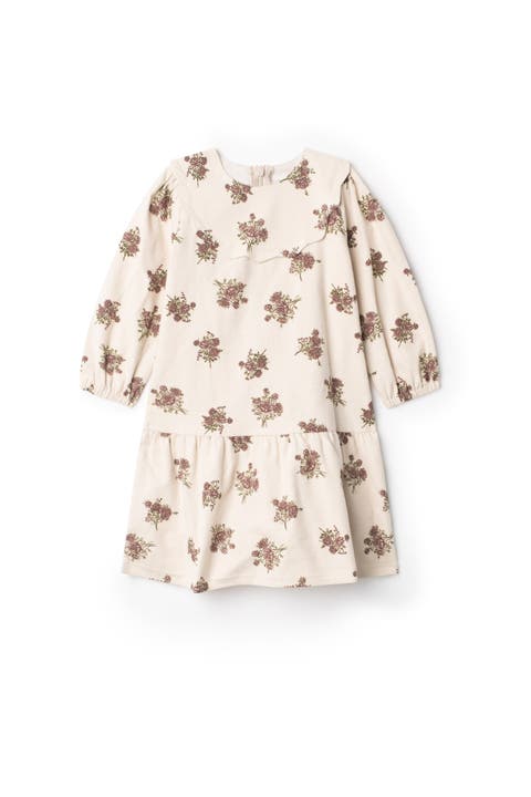 Printed Woven Dress with Invisible Zipper (Toddler, Little Kid & Big Kid)