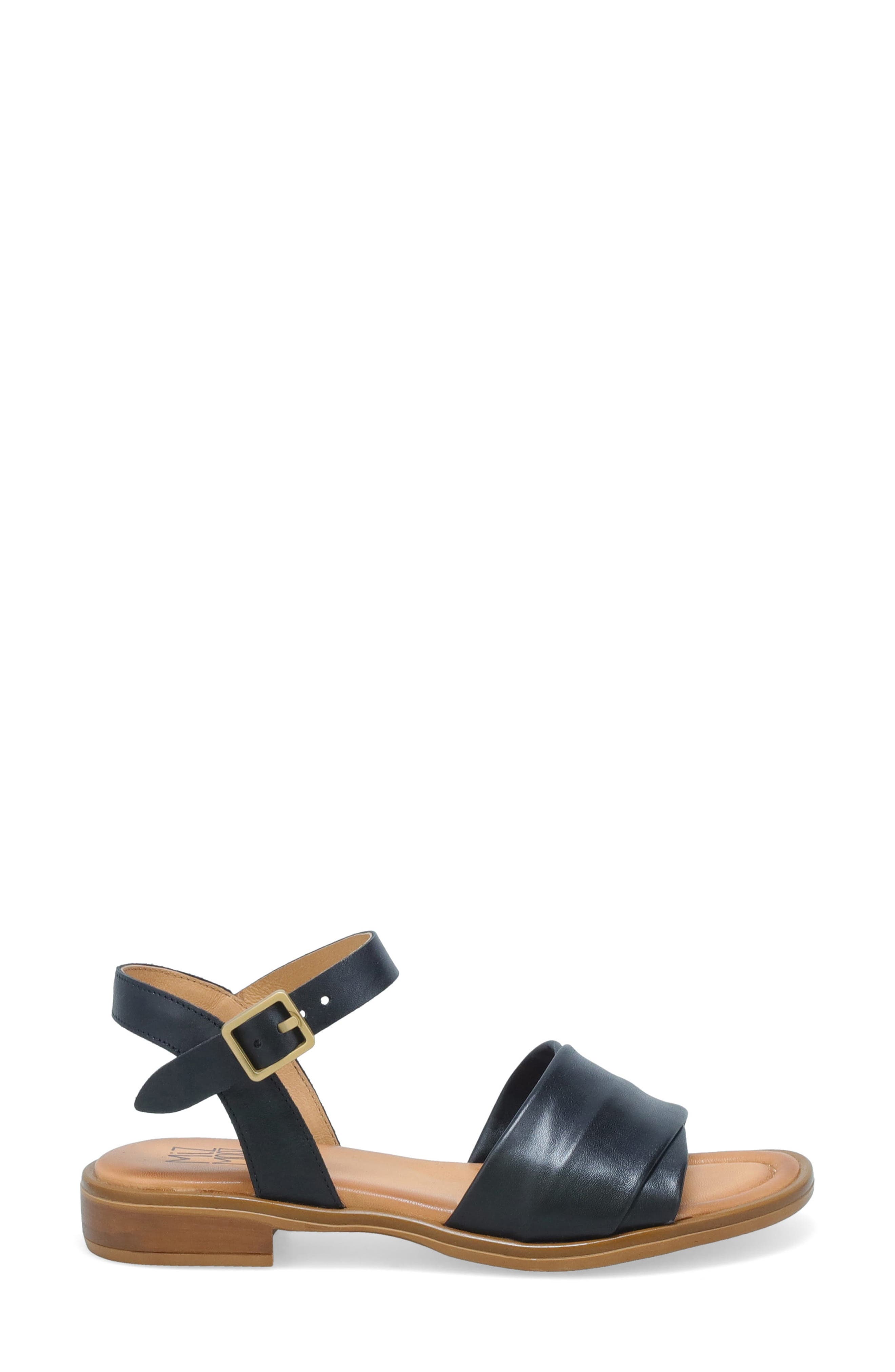 Miz Mooz Sanna Ankle Strap Sandal, Alternate, color, Black