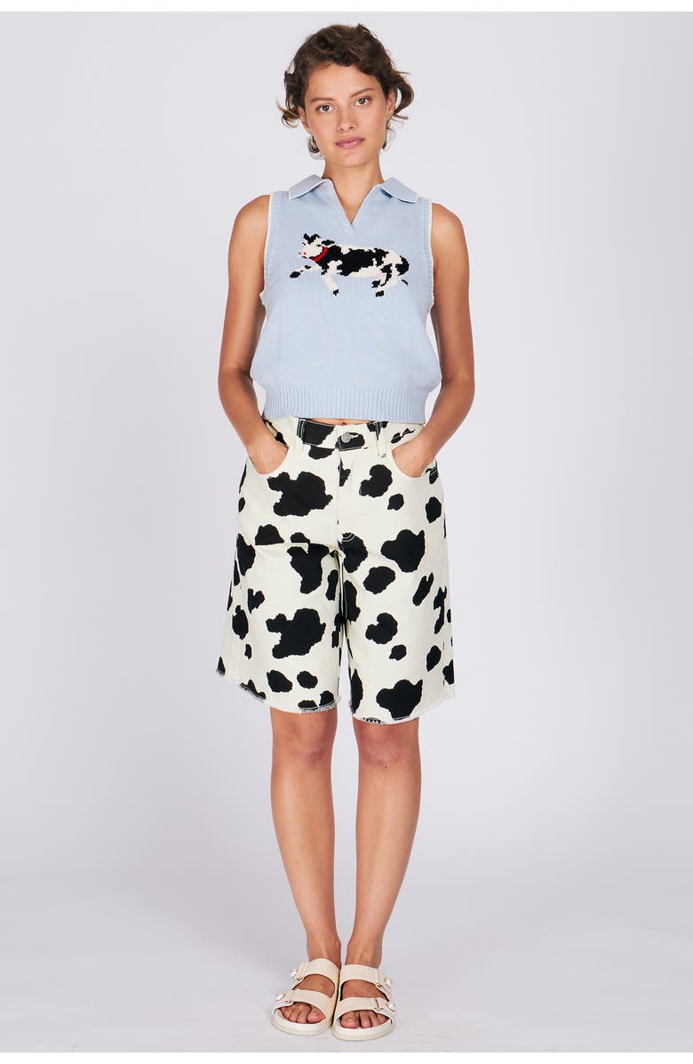 RACHEL ANTONOFF Morty Short, Main, color, Moo Classic