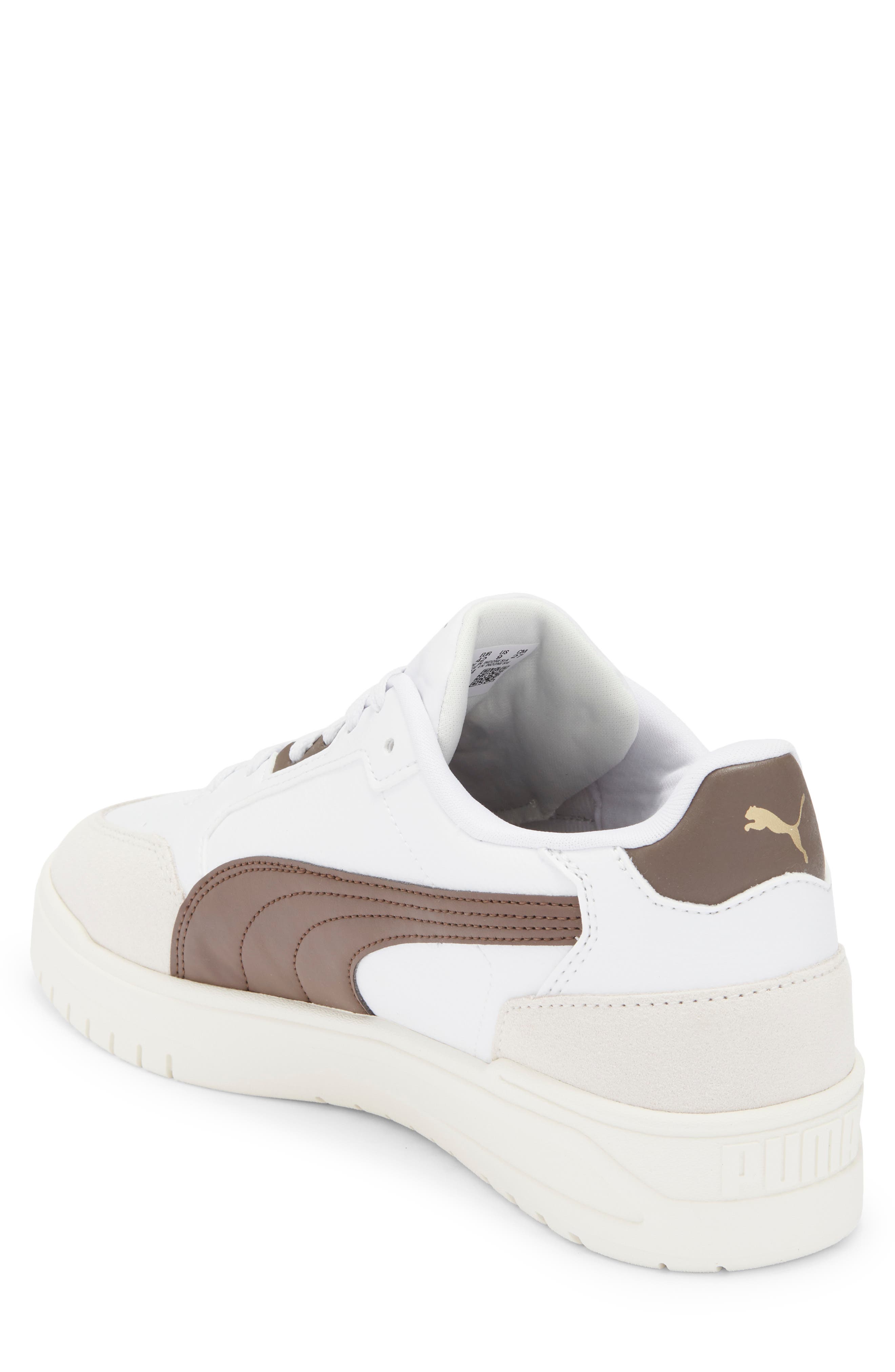 PUMA Shuffle Downtown OG Sneaker, Alternate, color, Puma White/ Flat Bronze/ Gray