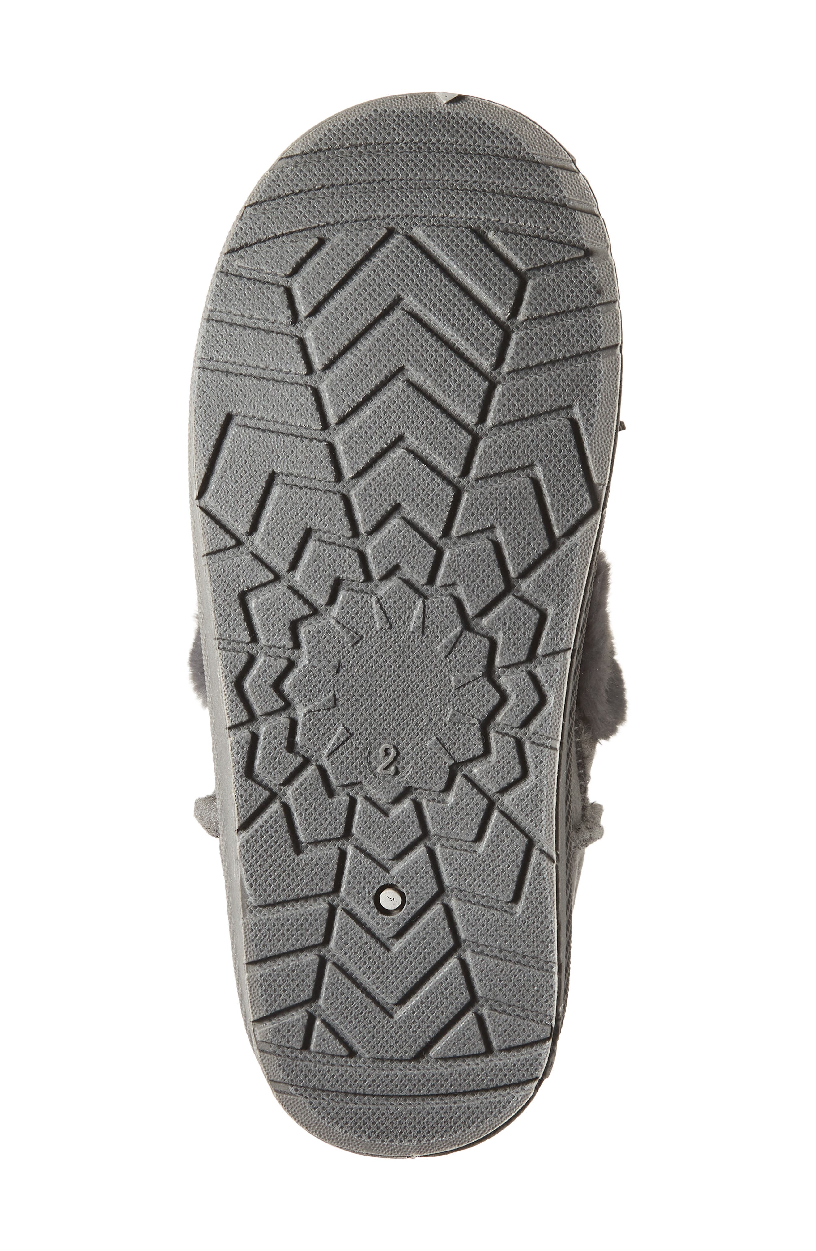 OLIVIA MILLER Kids' Faux Fur Lined Slipper Boot, Alternate, color, Grey