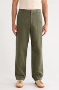 Vince Louie Cotton & Linen Chinos