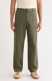 Vince Louie Cotton & Linen Chinos