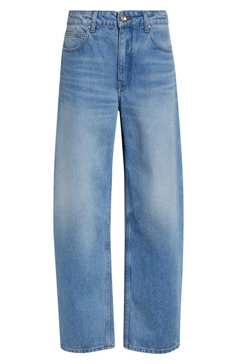 OSSOU Rider Low Rise Barrel Leg Jeans, Alternate, color, Salt Wash