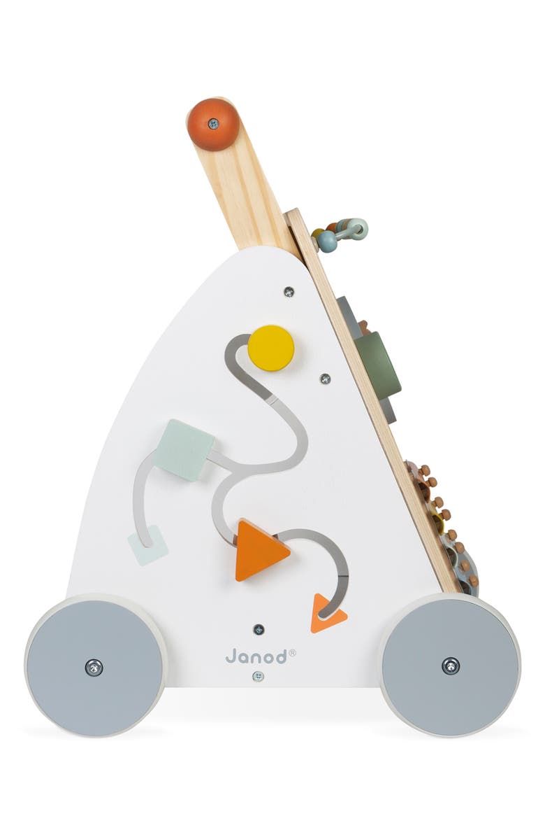 Janod Sweet Cocoon Multi-Activity Walker, Alternate, color, Blue