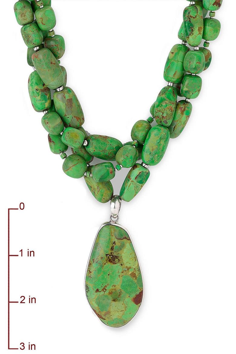 Chunky Green Necklace, Alternate, color, BLUE/GREEN