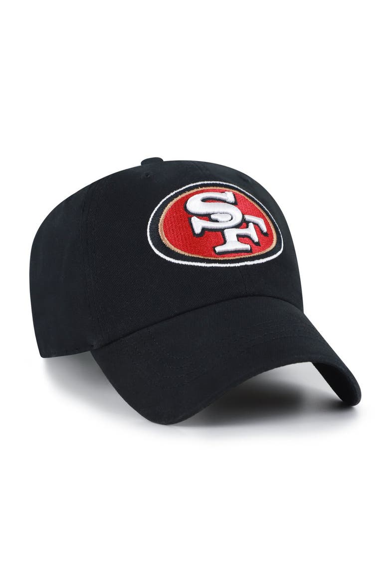 Women's '47 Black San Francisco 49ers Miata Clean Up Adjustable Hat, Alternate, color, Black