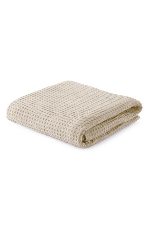 Super Soft Cotton All-Season Waffle Weave Throw Blanket